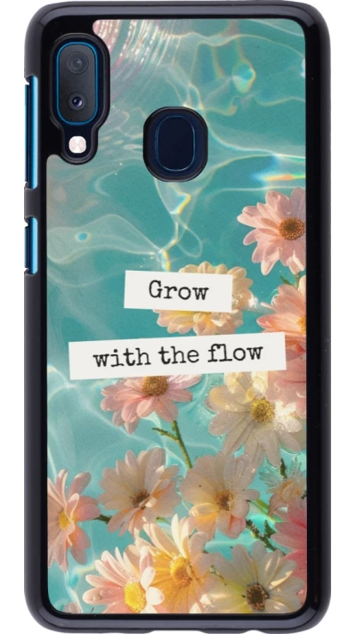 Samsung Galaxy A20e Case Hülle - Summer 2025 Grow with the flow