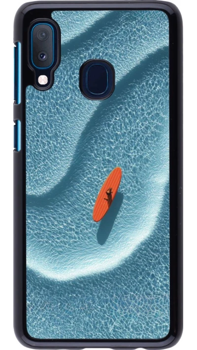 Coque Samsung Galaxy A20e - Orange surf Summer 2026