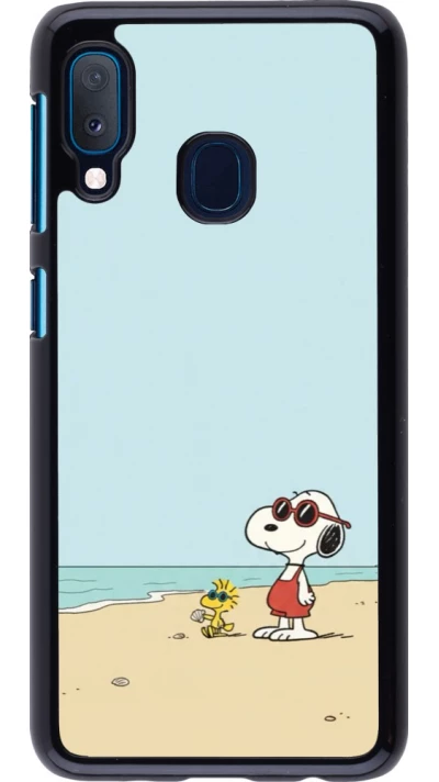 Coque Samsung Galaxy A20e - Snoopy on the beach Summer 2026