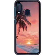 Samsung Galaxy A20e Case Hülle - Watch more sunsets Summer 2026
