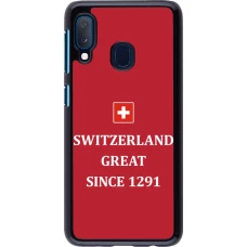 Samsung Galaxy A20e Case Hülle - Switzerland Great Since 1291