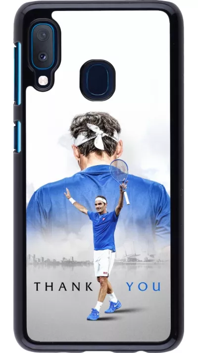 Samsung Galaxy A20e Case Hülle - Thank you Roger