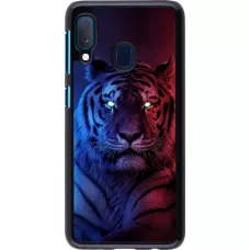 Coque Samsung Galaxy A20e - Tiger Blue Red