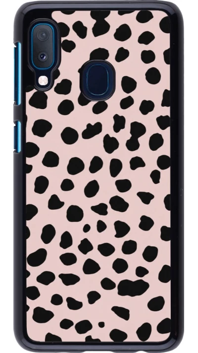 Samsung Galaxy A20e Case Hülle - Wild Leopard Pink