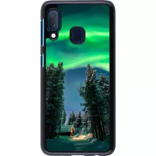 Samsung Galaxy A20e Case Hülle - Winter 22 Northern Lights