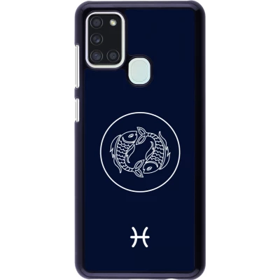 Samsung Galaxy A21s Case Hülle - Astrologie Fische