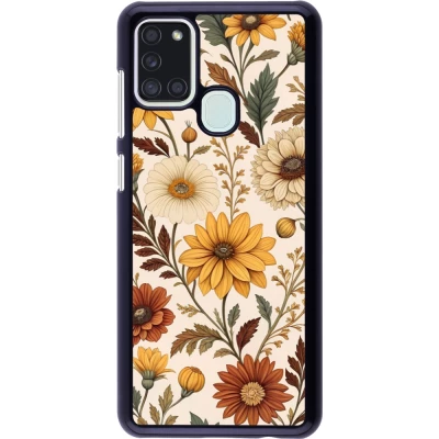 Samsung Galaxy A21s Case Hülle - Autumn 25 Flower pattern