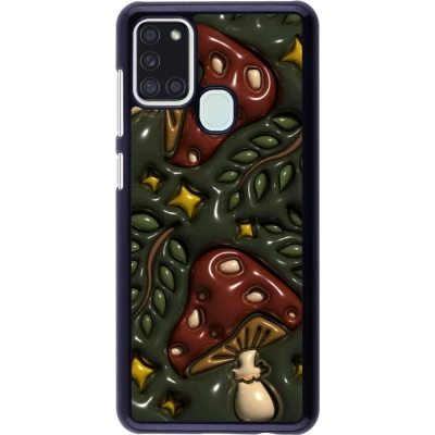 Coque Samsung Galaxy A21s - Autumn 26 3D mushrooms