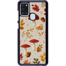Samsung Galaxy A21s Case Hülle - Autumn 26 Mushrooms and leaves