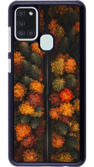 Coque Samsung Galaxy A21s - Autumn 26 Road in autumn