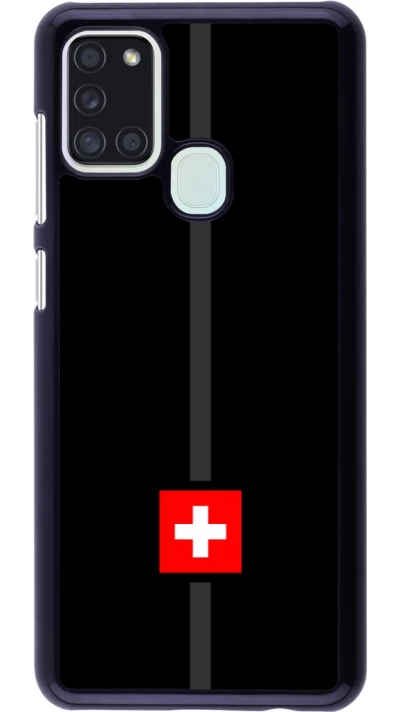 Samsung Galaxy A21s Case Hülle - Kanton CH schwarz