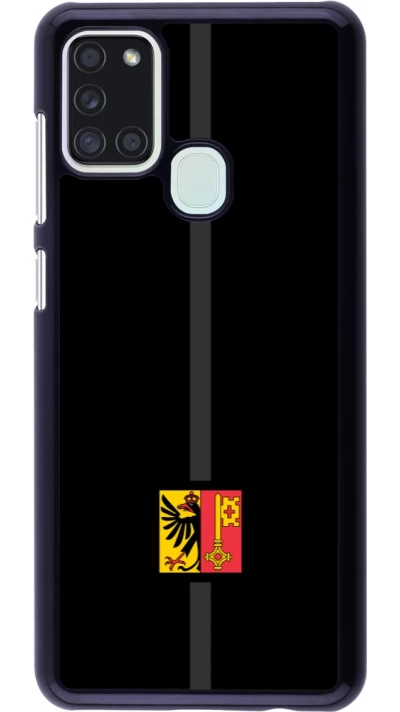 Samsung Galaxy A21s Case Hülle - Kanton GE schwarz
