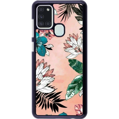Samsung Galaxy A21s Case Hülle - Flowers Artprint