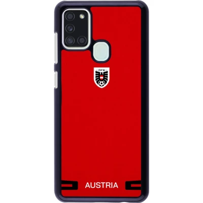 Coque Samsung Galaxy A21s - Maillot de football Autriche 2026 personnalisable