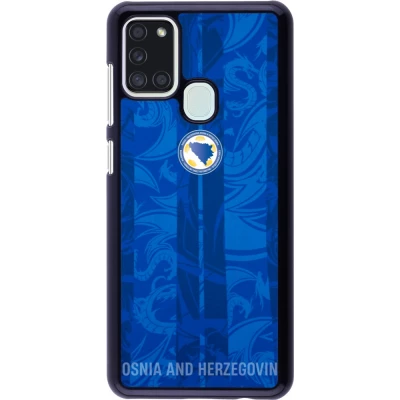 Coque Samsung Galaxy A21s - Maillot de football Bosnie-Herzégovine 2026 personnalisable