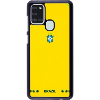 Samsung Galaxy A21s Case Hülle - Brasilien 2026 personalisierbares Fussballtrikot