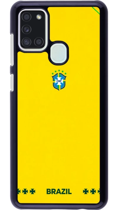 Coque Samsung Galaxy A21s - Maillot de football Bresil 2026 personnalisable