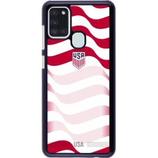 Samsung Galaxy A21s Case Hülle - Vereinigten Staaten 2026 personalisierbares Fussballtrikot