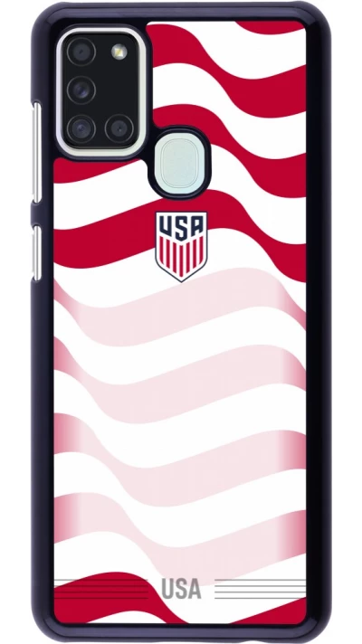 Samsung Galaxy A21s Case Hülle - Vereinigten Staaten 2026 personalisierbares Fussballtrikot
