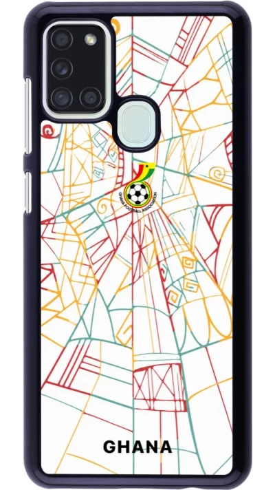 Samsung Galaxy A21s Case Hülle - Ghana 2026 personalisierbares Fussballtrikot