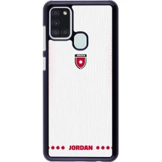 Samsung Galaxy A21s Case Hülle - Jordanien 2026 personalisierbares Fussballtrikot