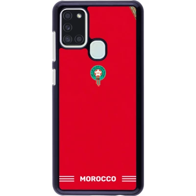 Samsung Galaxy A21s Case Hülle - Marokko 2026 personalisierbares Fussballtrikot
