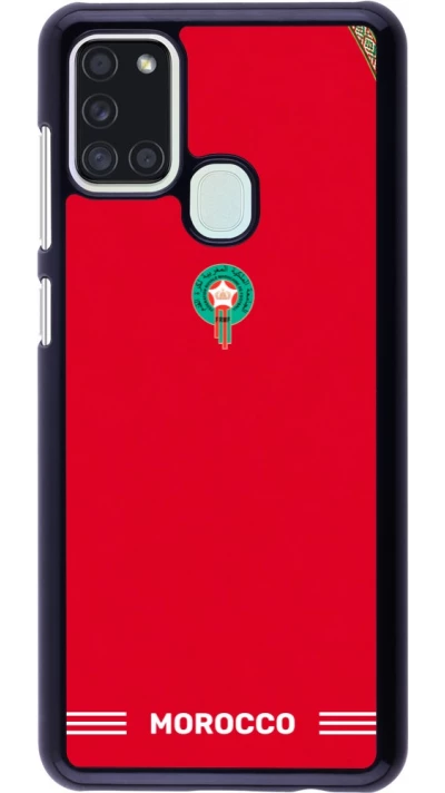 Samsung Galaxy A21s Case Hülle - Marokko 2026 personalisierbares Fussballtrikot