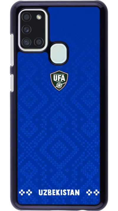 Samsung Galaxy A21s Case Hülle - Usbekistan 2026 personalisierbares Fussballtrikot