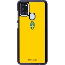 Samsung Galaxy A21s Case Hülle - Schweden 2026 personalisierbares Fussballtrikot