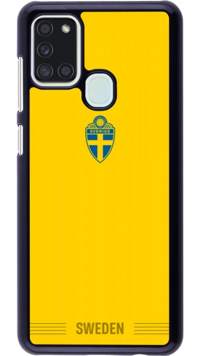 Samsung Galaxy A21s Case Hülle - Schweden 2026 personalisierbares Fussballtrikot