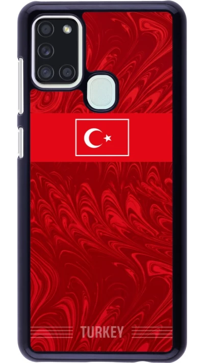 Coque Samsung Galaxy A21s - Maillot de football Turquie 2026 personnalisable