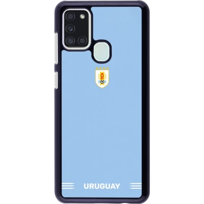 Samsung Galaxy A21s Case Hülle - Uruguay 2026 personalisierbares Fussballtrikot