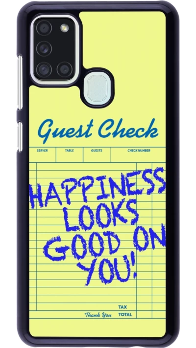 Samsung Galaxy A21s Case Hülle - Guest check 2026