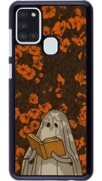 Coque Samsung Galaxy A21s - Halloween 2026 Ghost reading