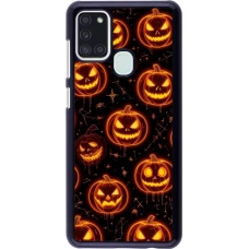 Coque Samsung Galaxy A21s - Halloween 2026 Pattern Pumpkins