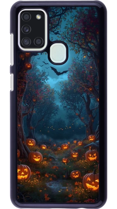 Coque Samsung Galaxy A21s - Halloween 2026 Road of Pumpkins