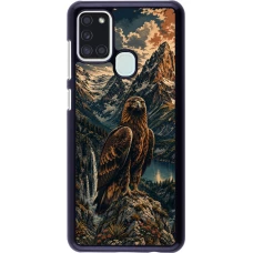 Samsung Galaxy A21s Case Hülle - Linocut Steinadler