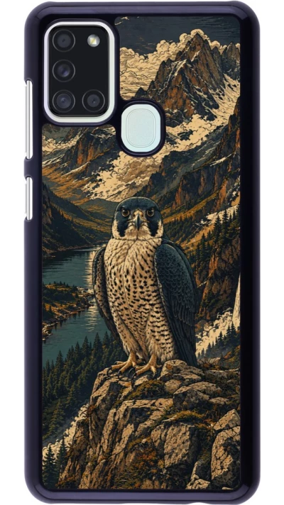 Coque Samsung Galaxy A21s - Linocut Faucun pèlerin