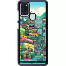 Samsung Galaxy A21s Case Hülle - Medellin Comuna 13 Kunst