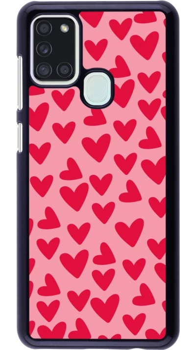 Coque Samsung Galaxy A21s - Mom 2024 petits coeurs