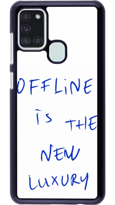 Samsung Galaxy A21s Case Hülle - Offline is the new luxury
