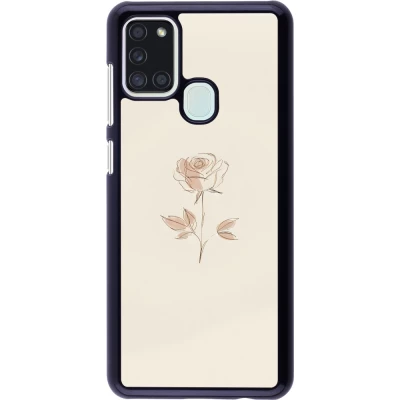 Coque Samsung Galaxy A21s - Sable Rose Minimaliste