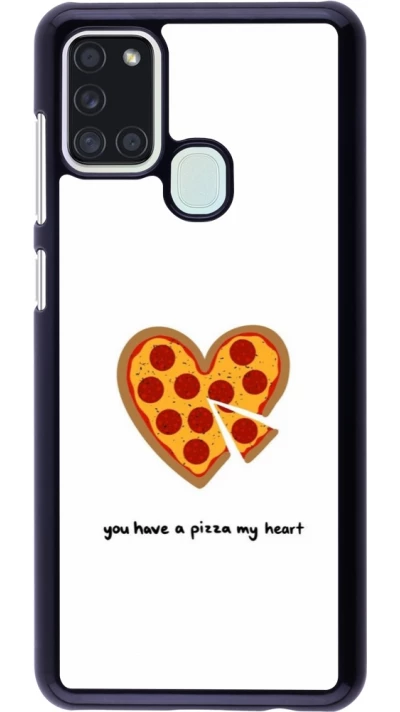 Samsung Galaxy A21s Case Hülle - Saint Valentines Day 26 You have my pizza heart