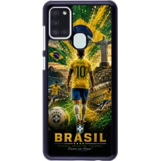 Samsung Galaxy A21s Case Hülle - Fussball Brasilien splash 2026