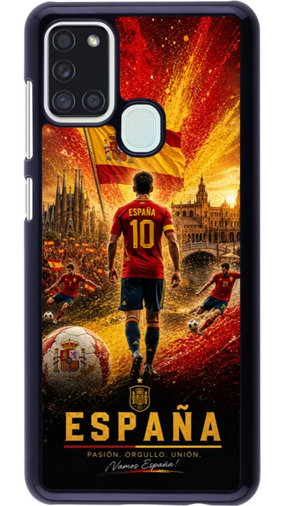 Samsung Galaxy A21s Case Hülle - Fussball Espanien splash 2026