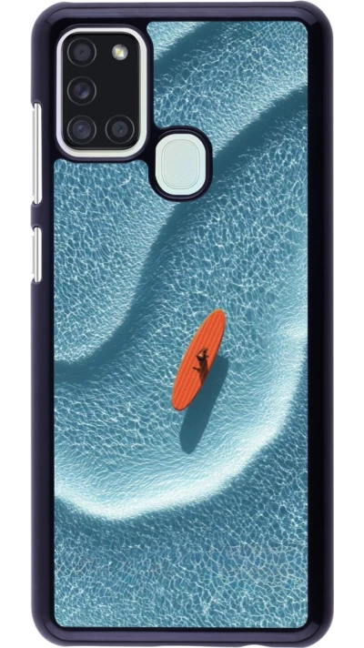 Coque Samsung Galaxy A21s - Orange surf Summer 2026