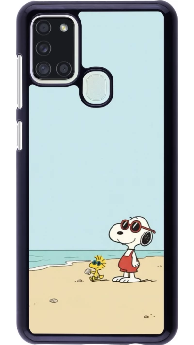 Coque Samsung Galaxy A21s - Snoopy on the beach Summer 2026