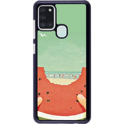 Samsung Galaxy A21s Case Hülle - Views through a watermelon Summer 2026