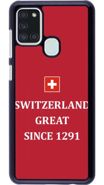 Coque Samsung Galaxy A21s - Switzerland Great Since 1291