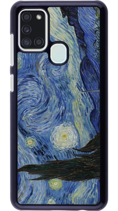 Coque Samsung Galaxy A21s - Tableau art - La Nuit étoilée - Van Gogh